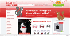 Desktop Screenshot of kattkompaniet.nu